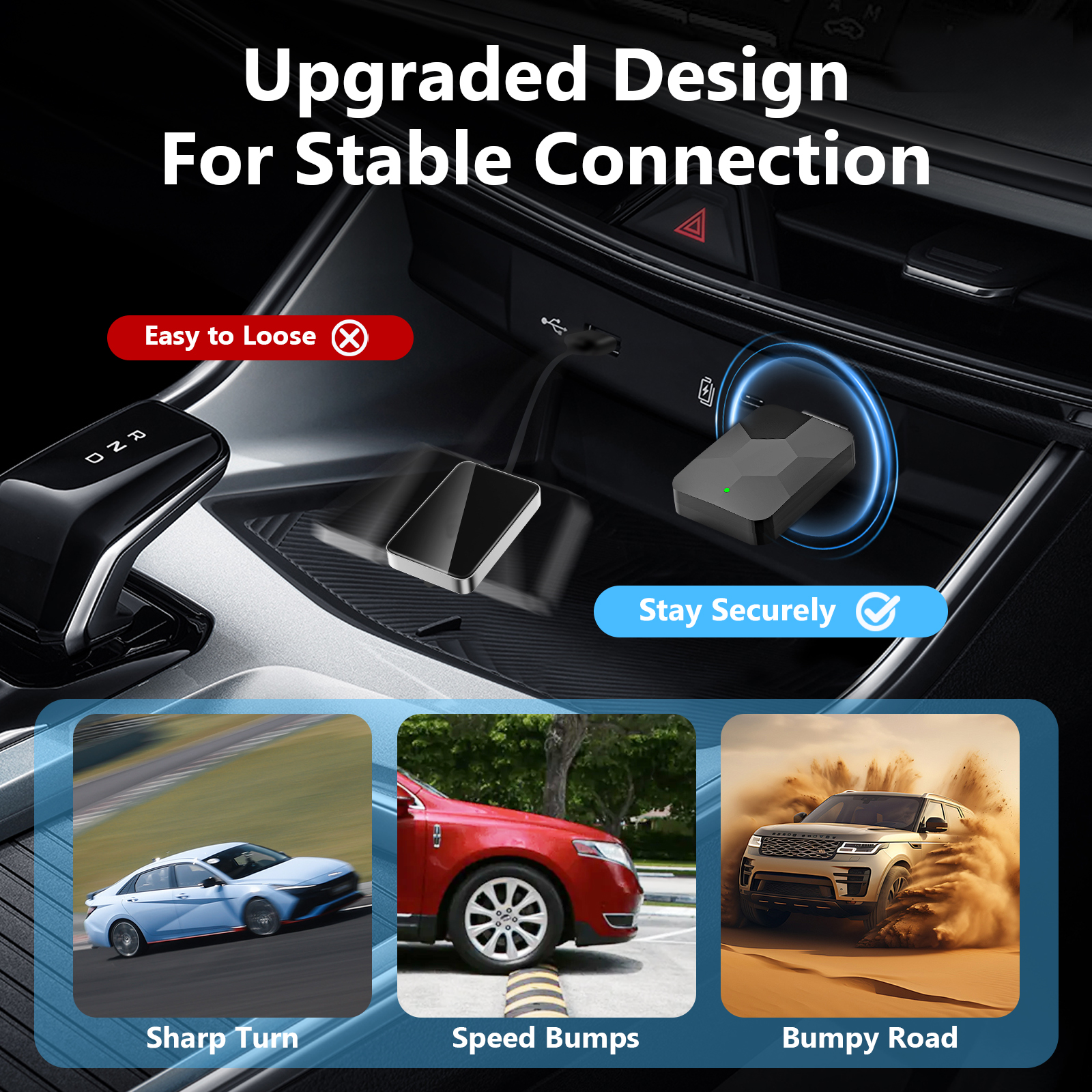 Black flash drive carplay