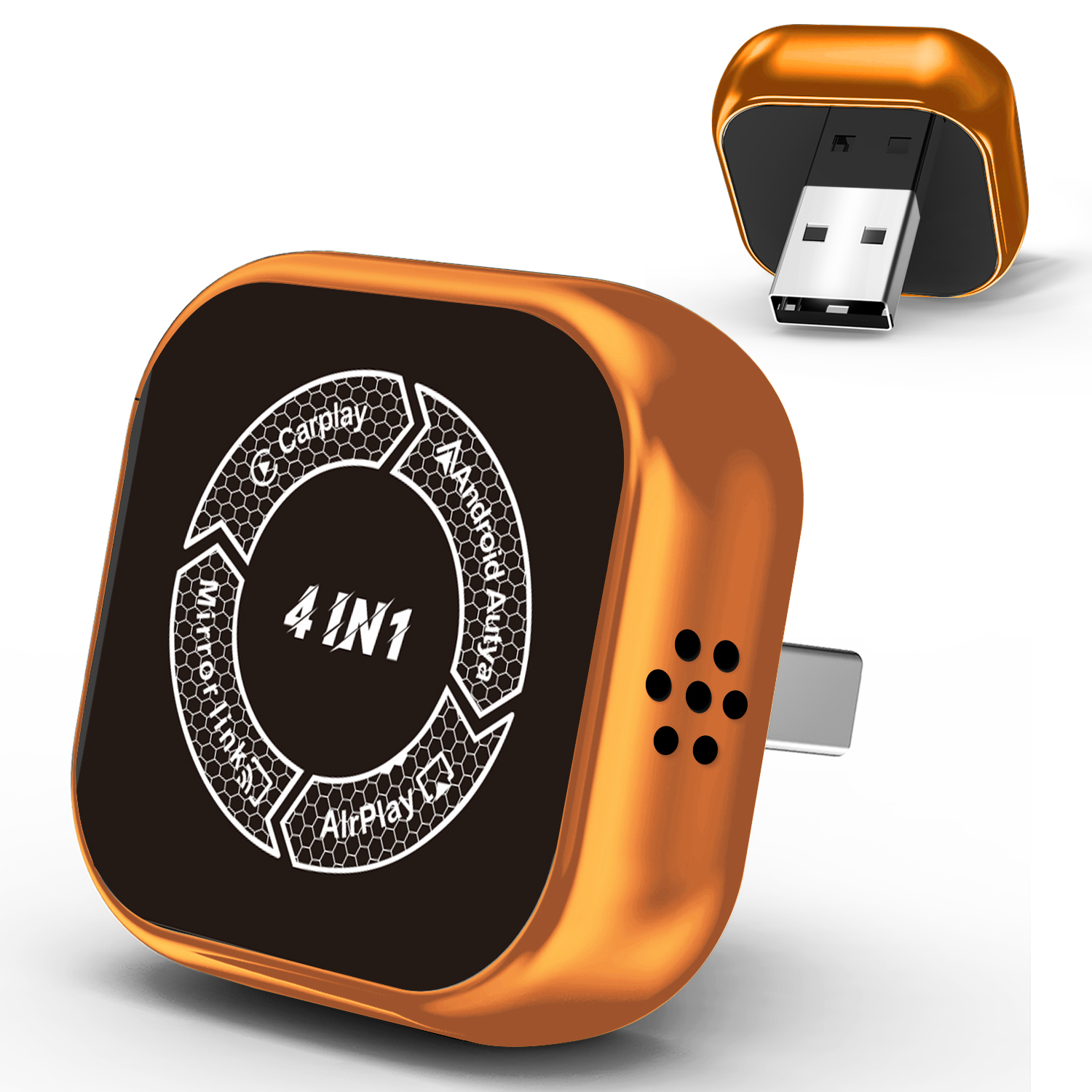 Hot-selling 4-in-1 Car Smart Box for Android and Apple, Screen Mirroring, Car Connectivity, Wireless CarPlay Box