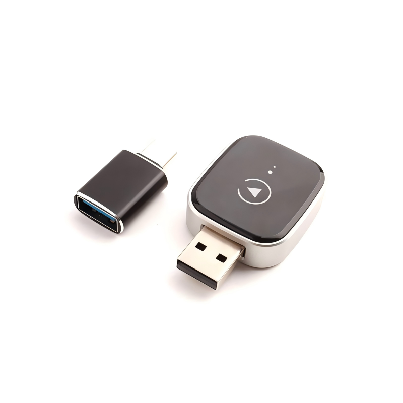 2 In1 Wireless CarPlay Adapter Android Auto USB Type-C CarPlay Wireless WiFi Adapter Plug for Car iPhone (U2)