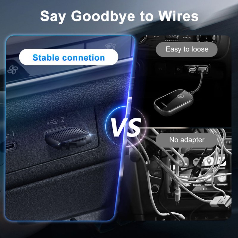 Mini Plug&Play Multimedia Car Streaming AI Box USB Dongle (U5)
