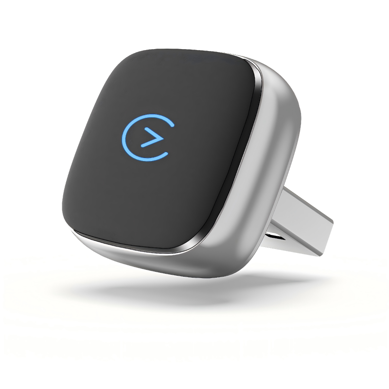 Wireless Dongle Original Wired to Wireless 2in 1 Adapter Easy Plug and Play Wireless Carplay Android Auto (A05)