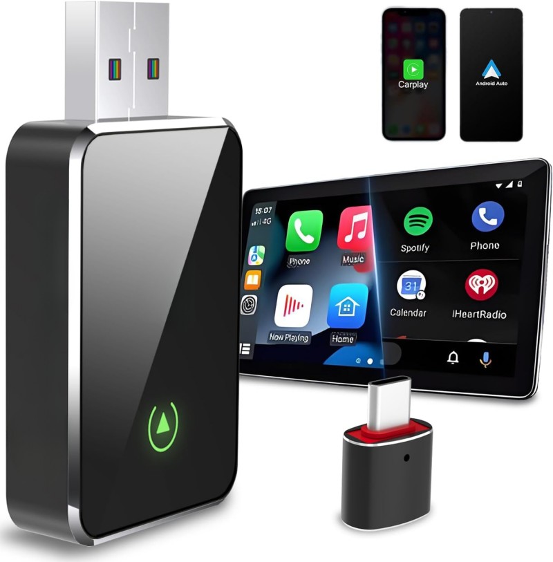Android Auto & Apple CarPlay Compatible Wi-Fi Enabled USB Flash Drive Mini Car Navigation System (A02)