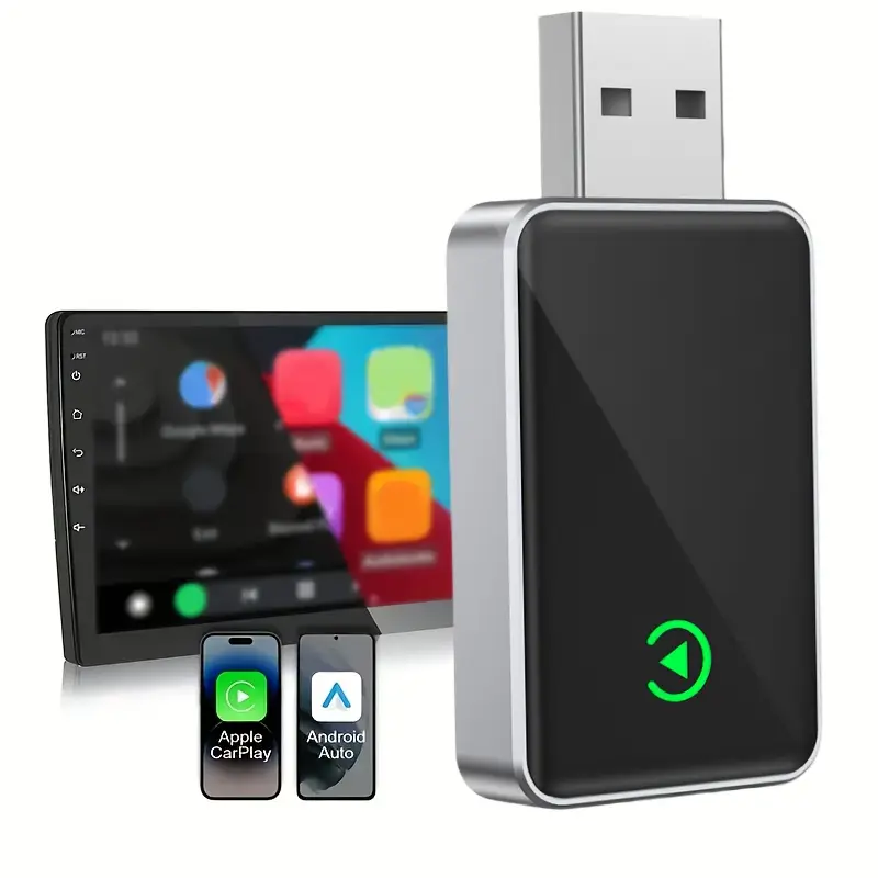 CarPlay Android Auto 2 In 1 Converter Universal Car Video Box Adapter USB Wireless Carplay Dongle (A02)