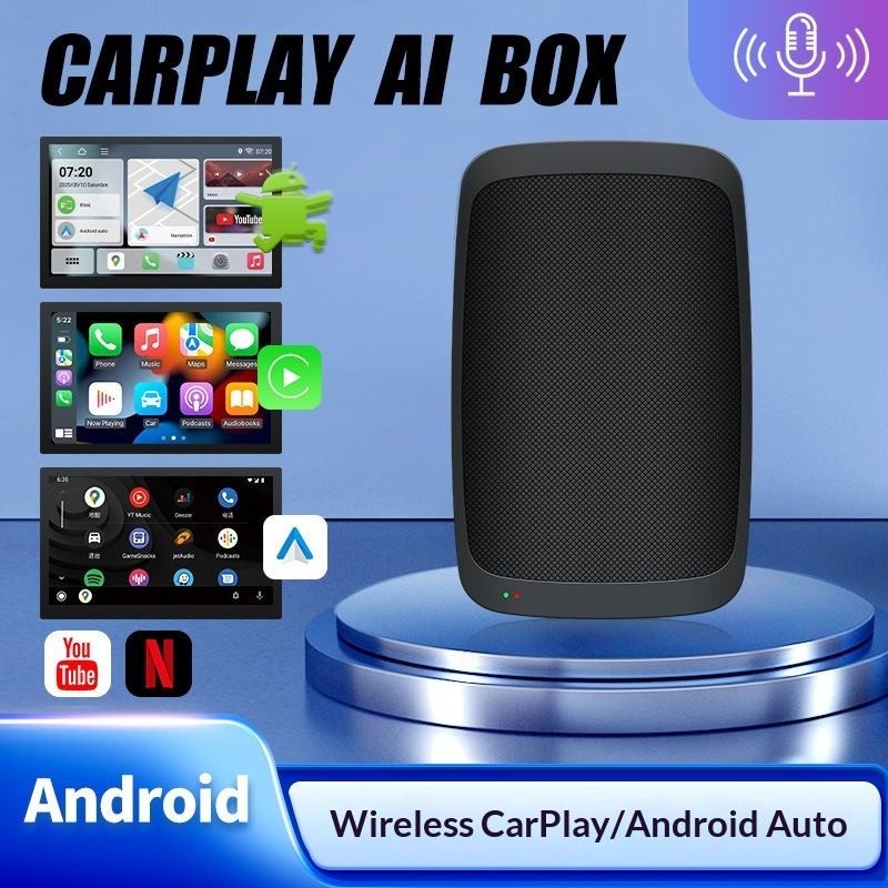 3 IN 1 Wireless Car Navigation System Carplay Box Android Carplay Adapter (Q39)