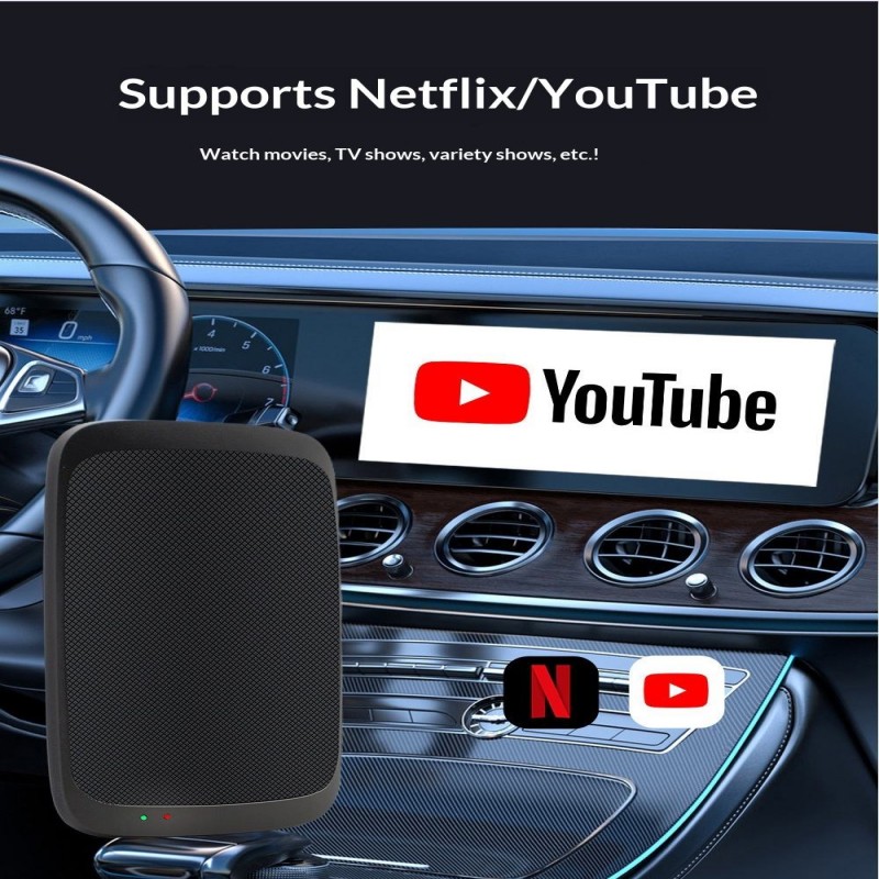 3 IN 1 Wireless Car Navigation System Carplay Box Android Carplay Adapter (Q39)