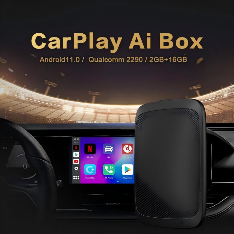 3 IN 1 Wireless Car Navigation System Carplay Box Android Carplay Adapter (Q39)